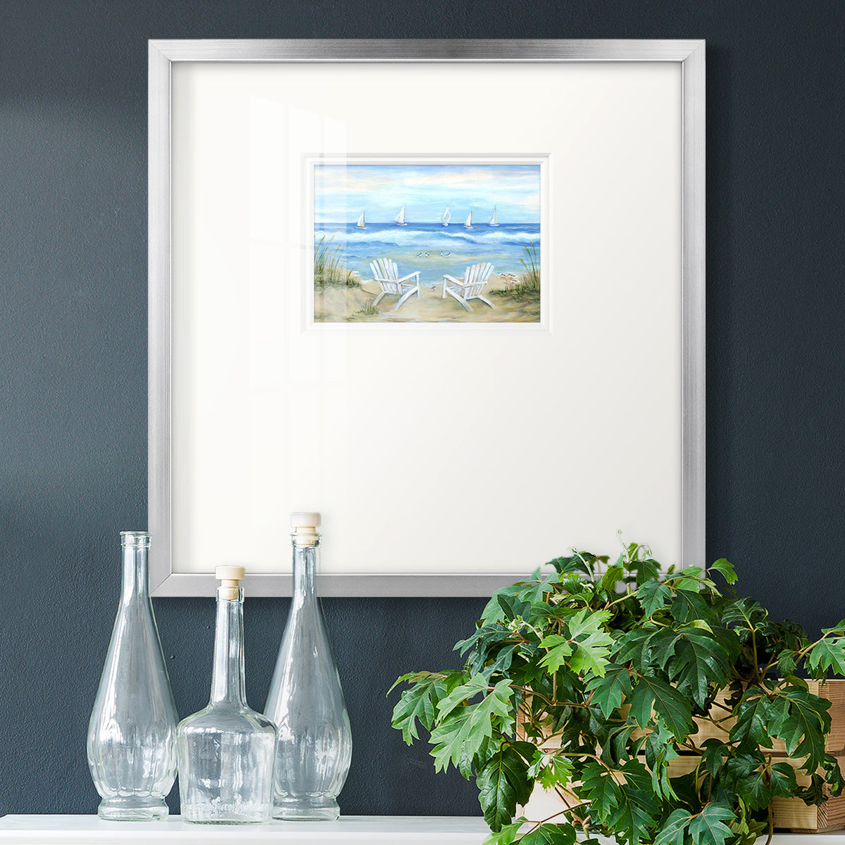 Seaside Escape Premium Framed Print Double Matboard