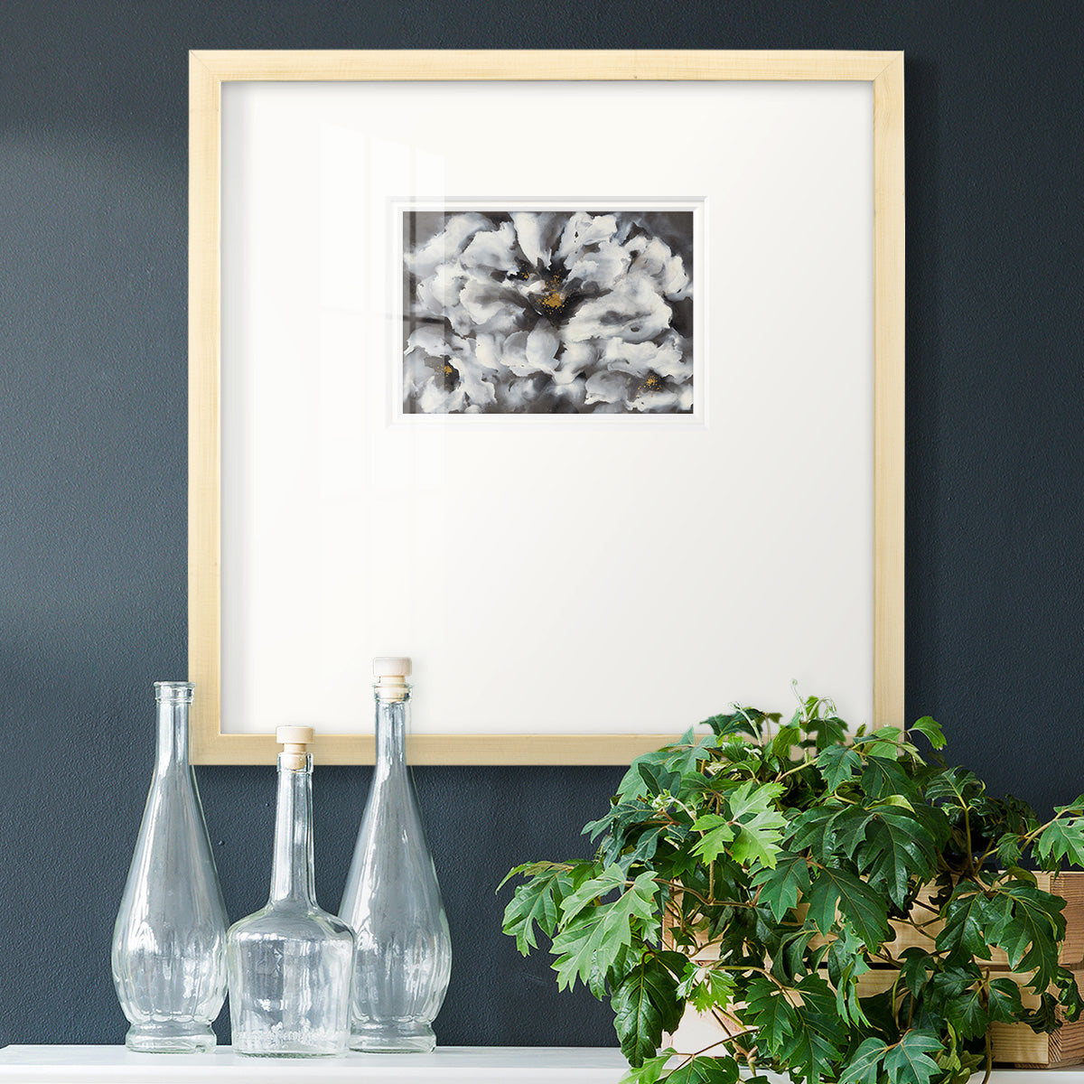 Peonia Premium Framed Print Double Matboard