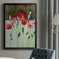 Poppy Party - Modern Framed Canvas Print
