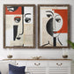 Faces of A Century III - Premium Framed Canvas 2 Piece Set - Ready to Hang