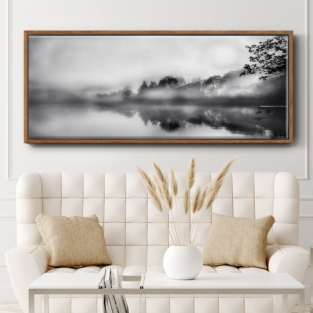 Soft Wonders - Floater Framed Canvas Print