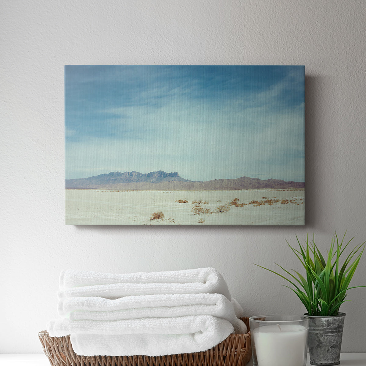 Salt Flat Walk II - Canvas Art Print