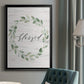Blessed Wreath - Modern Framed Canvas Print