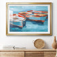 Primary Boats II - Modern Framed Art Print