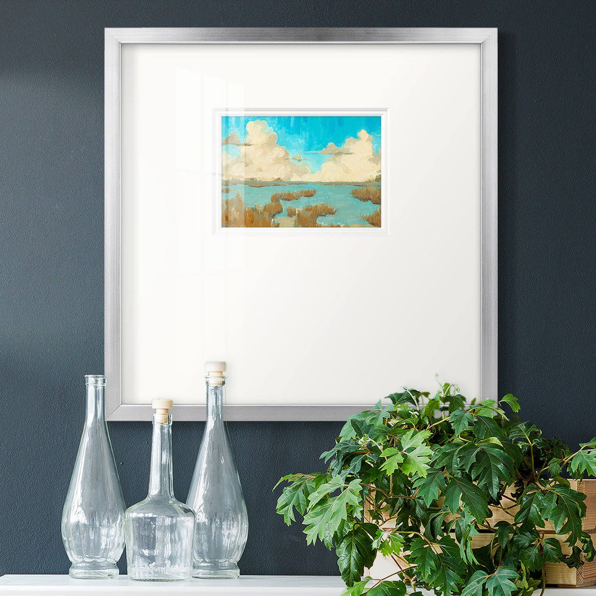 Fripp Island Water II Premium Framed Print Double Matboard