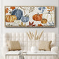 Autumn Pumpkins - Floater Framed Canvas Print