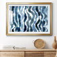 True Blue Wave II - Modern Framed Art Print
