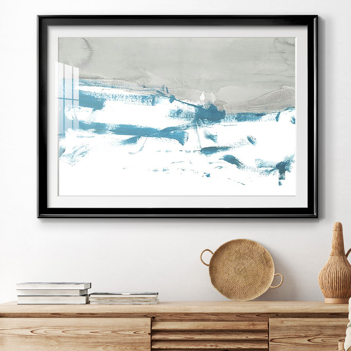 Meta Land II Premium Framed Print - Ready to Hang