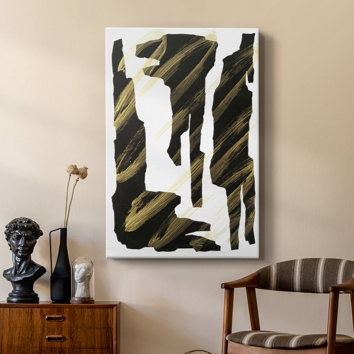 Onyx Obelisks III - Canvas Art Print