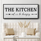 Eat Or Be Hungry - Floater Framed Canvas Print