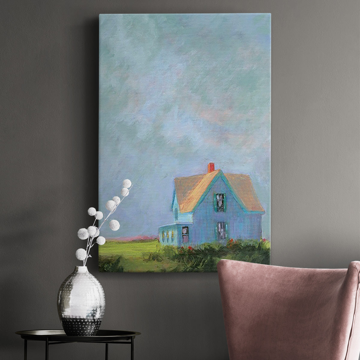 Blue Cape Premium Gallery Wrapped Canvas - Ready to Hang