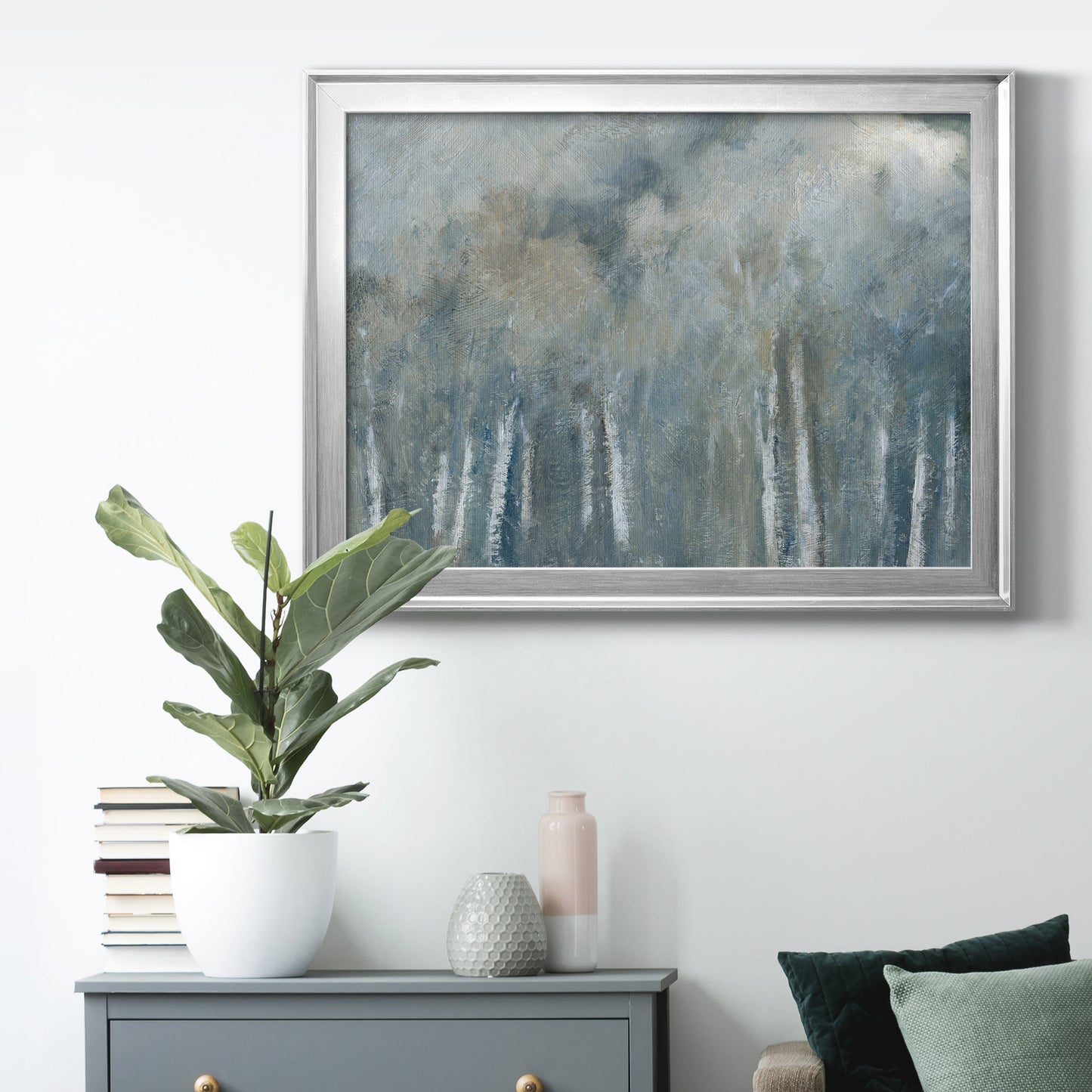 Birch Solitude Premium Classic Framed Canvas - Ready to Hang