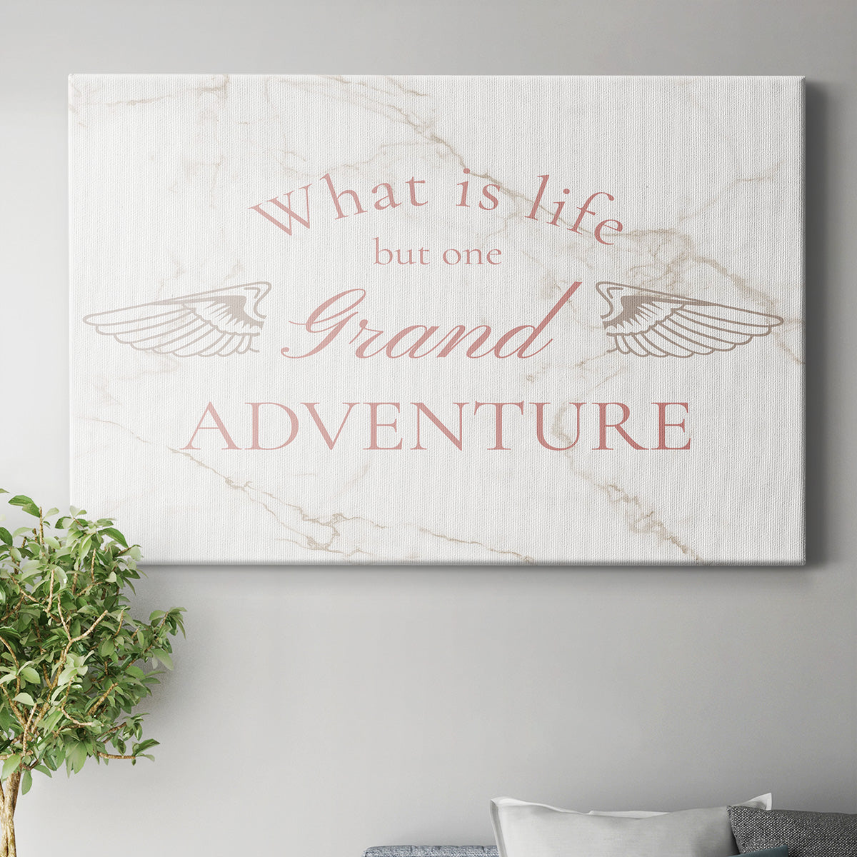 What is Life Premium Gallery Wrapped Canvas - Ready to Hang