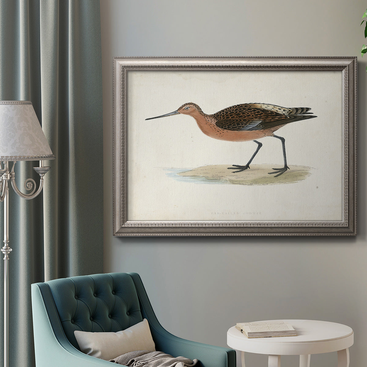 Morris Sandpipers II Premium Framed Canvas- Ready to Hang