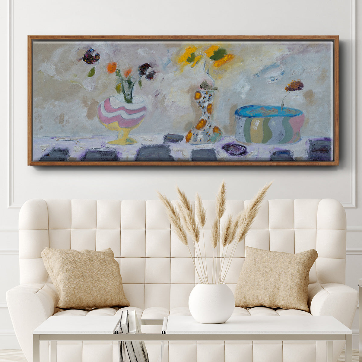 The Ring Leader - Floater Framed Canvas Print