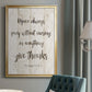 Rejoice Always - Modern Framed Canvas Print