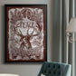 Red Wood Peace -  Framed Canvas Print