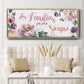 Familias Siempre - Floater Framed Canvas Print