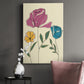 Colored Floral II - Canvas Art Print