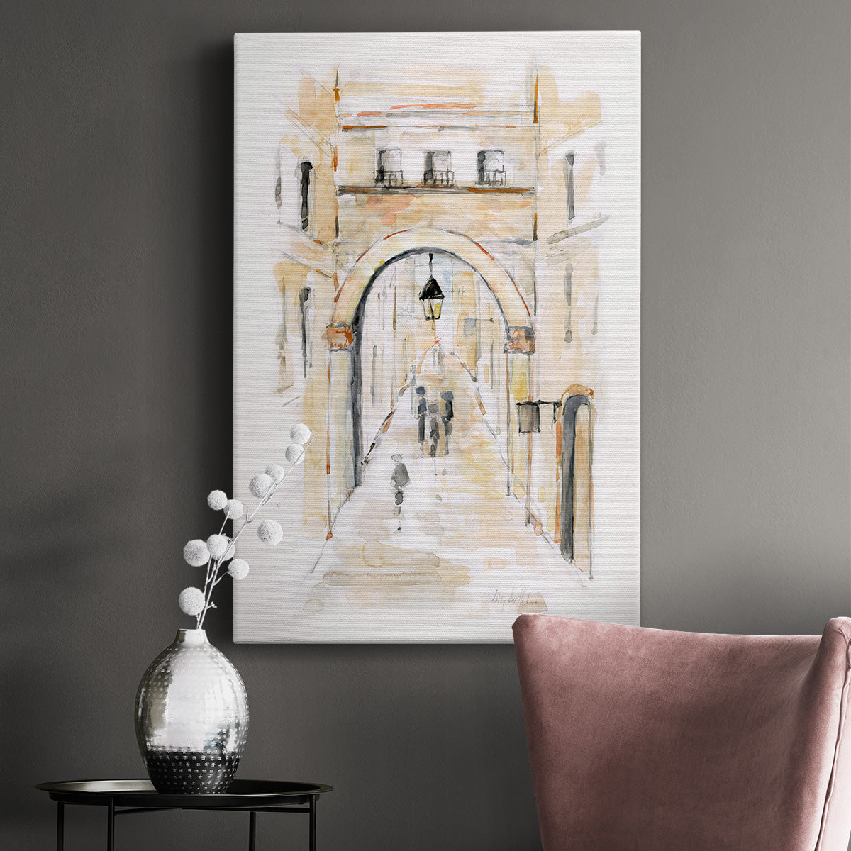 Venice Market Day I Premium Gallery Wrapped Canvas - Ready to Hang