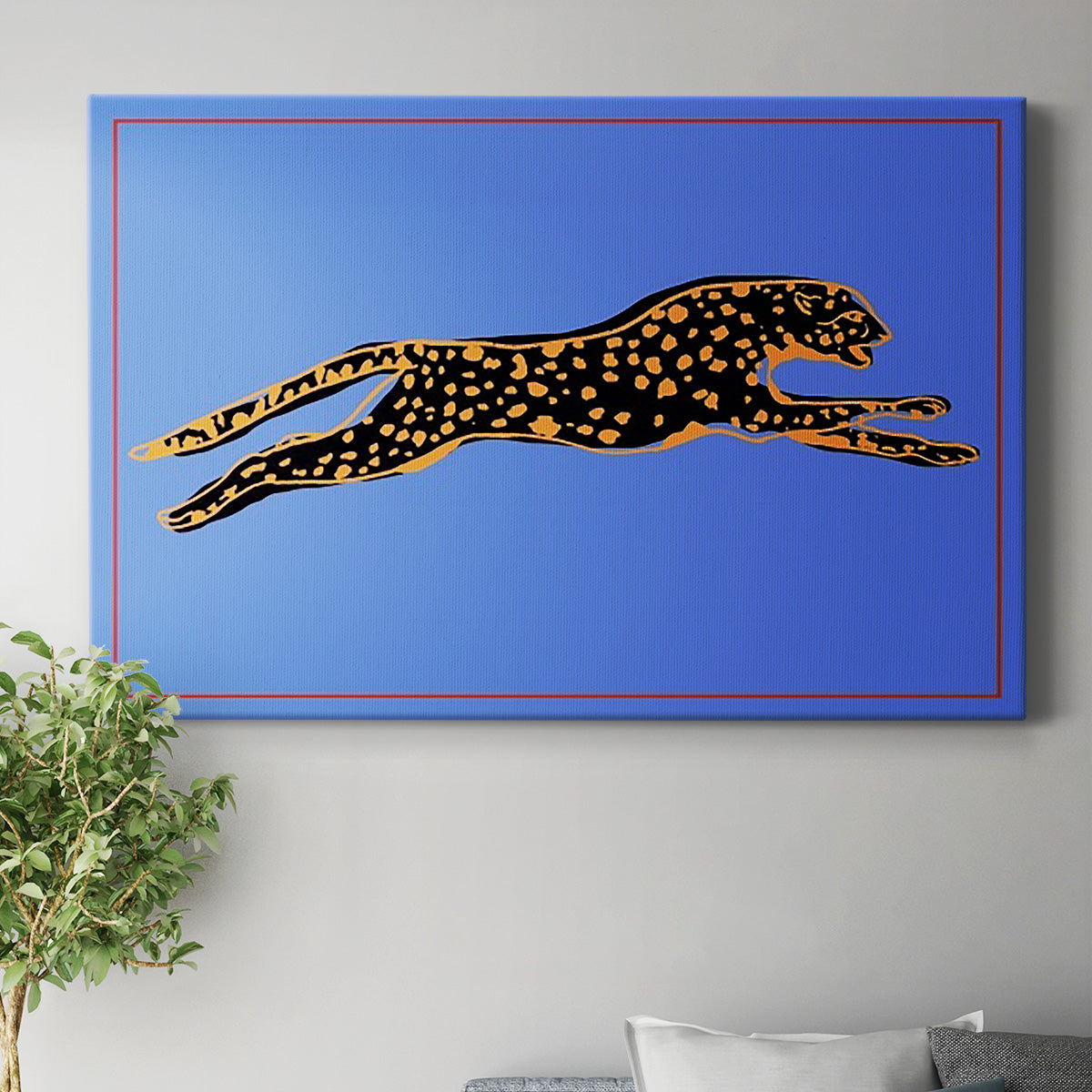 The Wild Leopard II Premium Gallery Wrapped Canvas - Ready to Hang