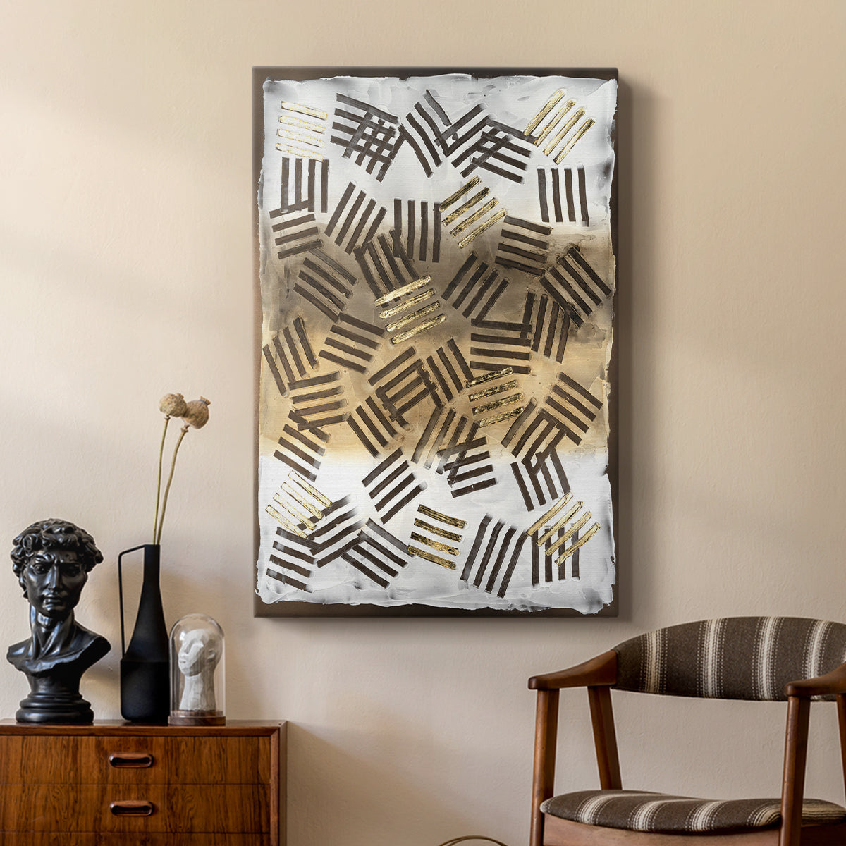 Raffia Palm II - Canvas Art Print