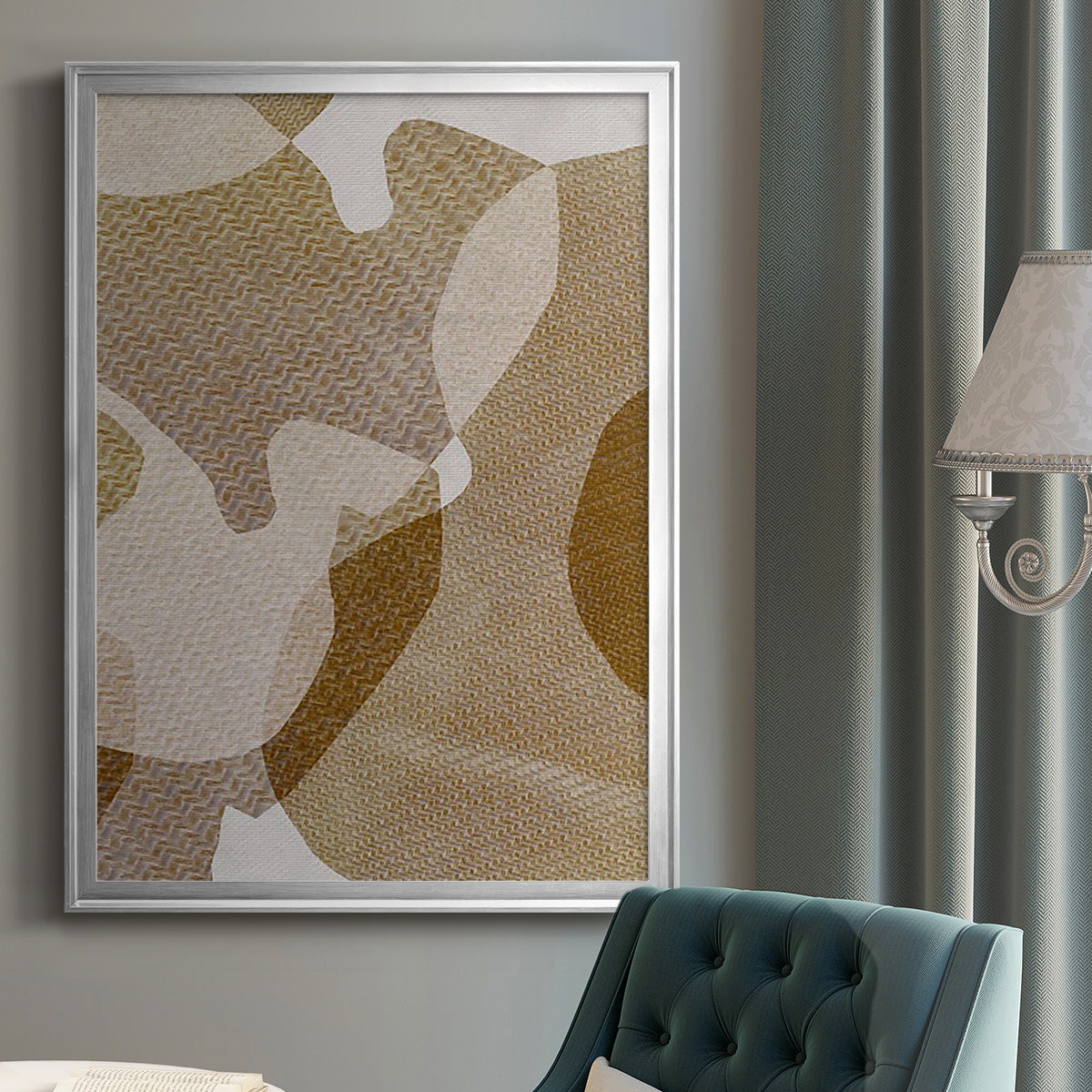 Texture Desert II - Modern Framed Canvas Print