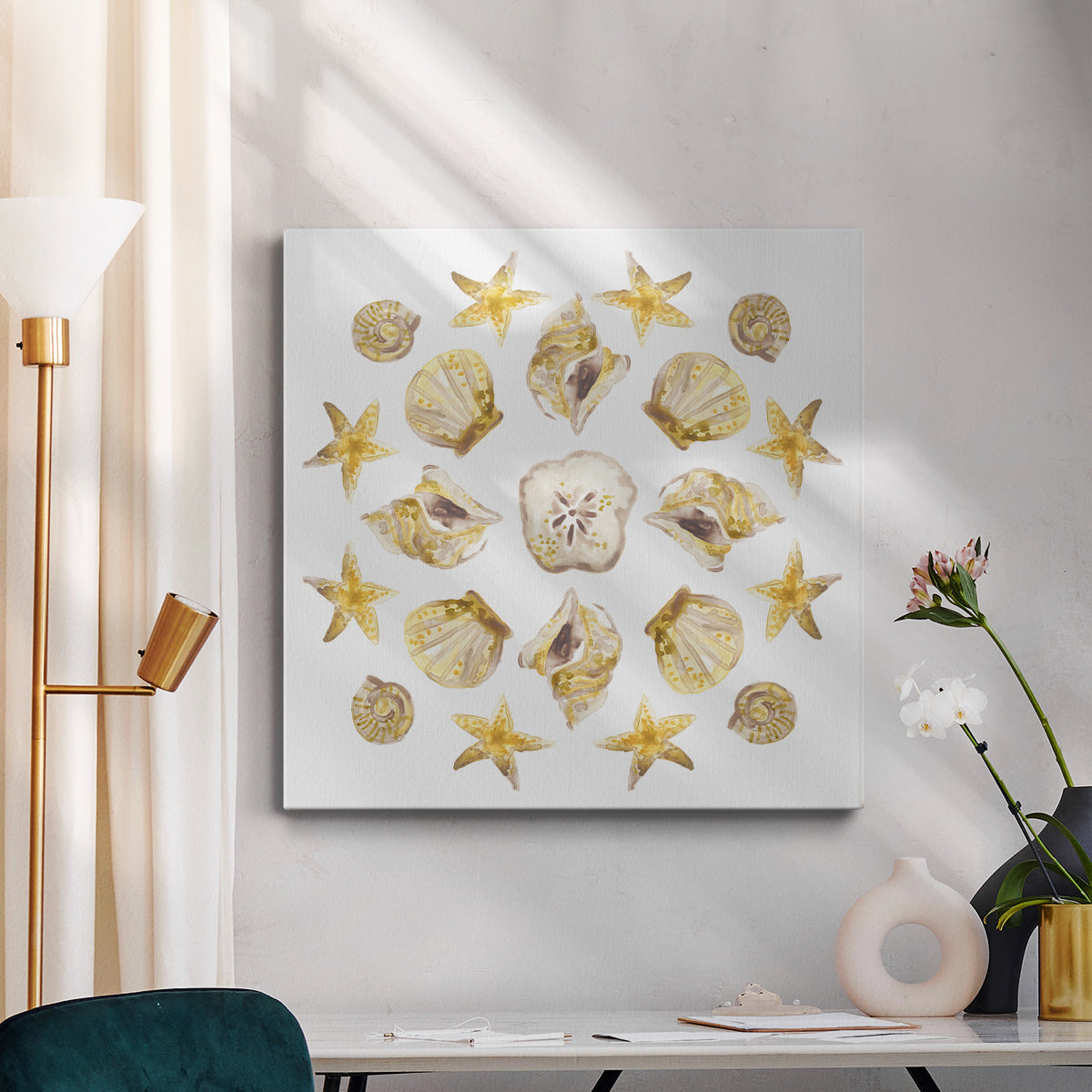 Seaside Kaleidoscope III - Canvas Art Print