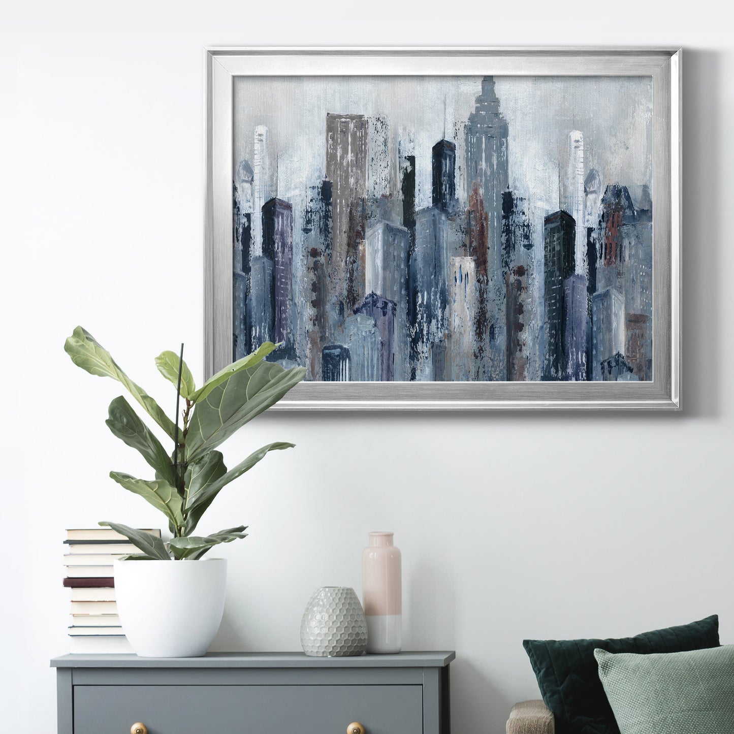 City Mood Premium Classic Framed Canvas - Ready to Hang