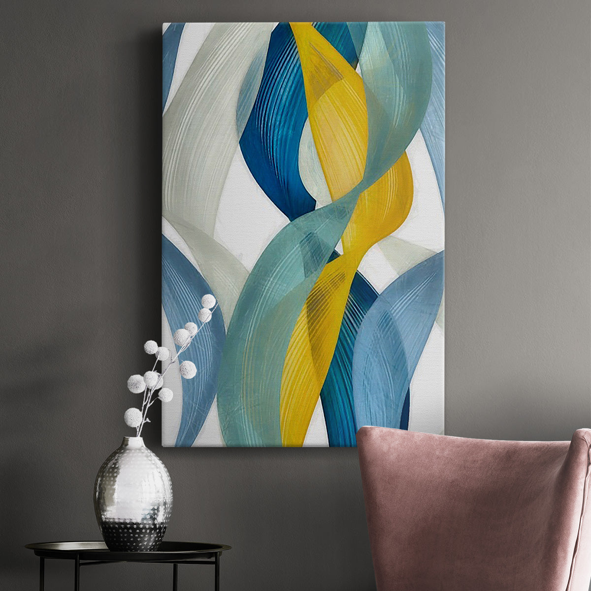 Horizontal Bands II - Canvas Art Print