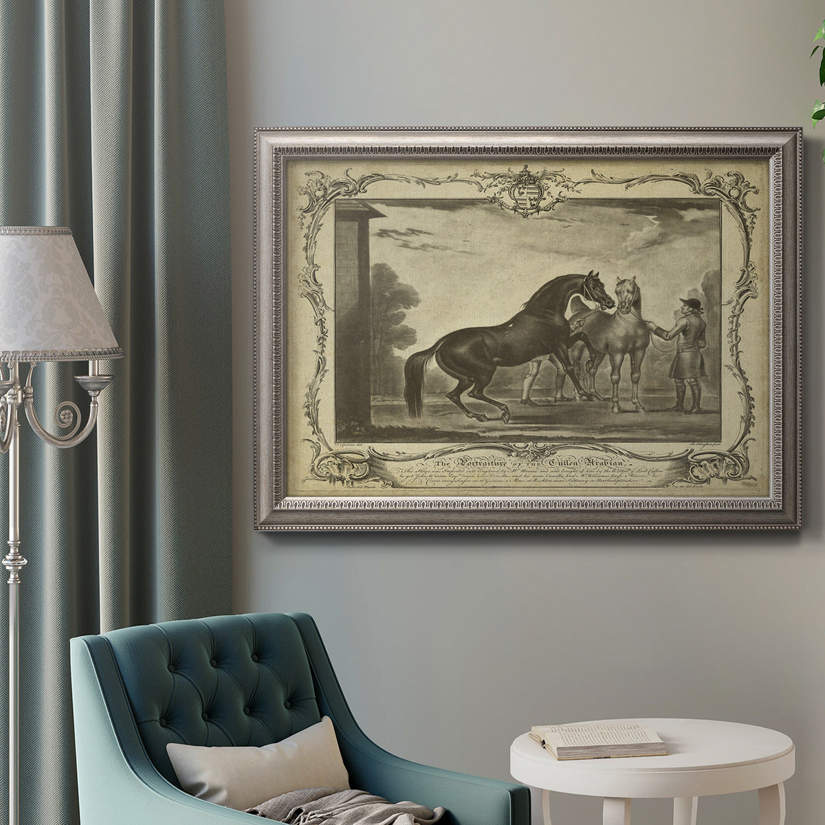 Distinguished Horses III Premium Framed Canvas- Ready to Hang