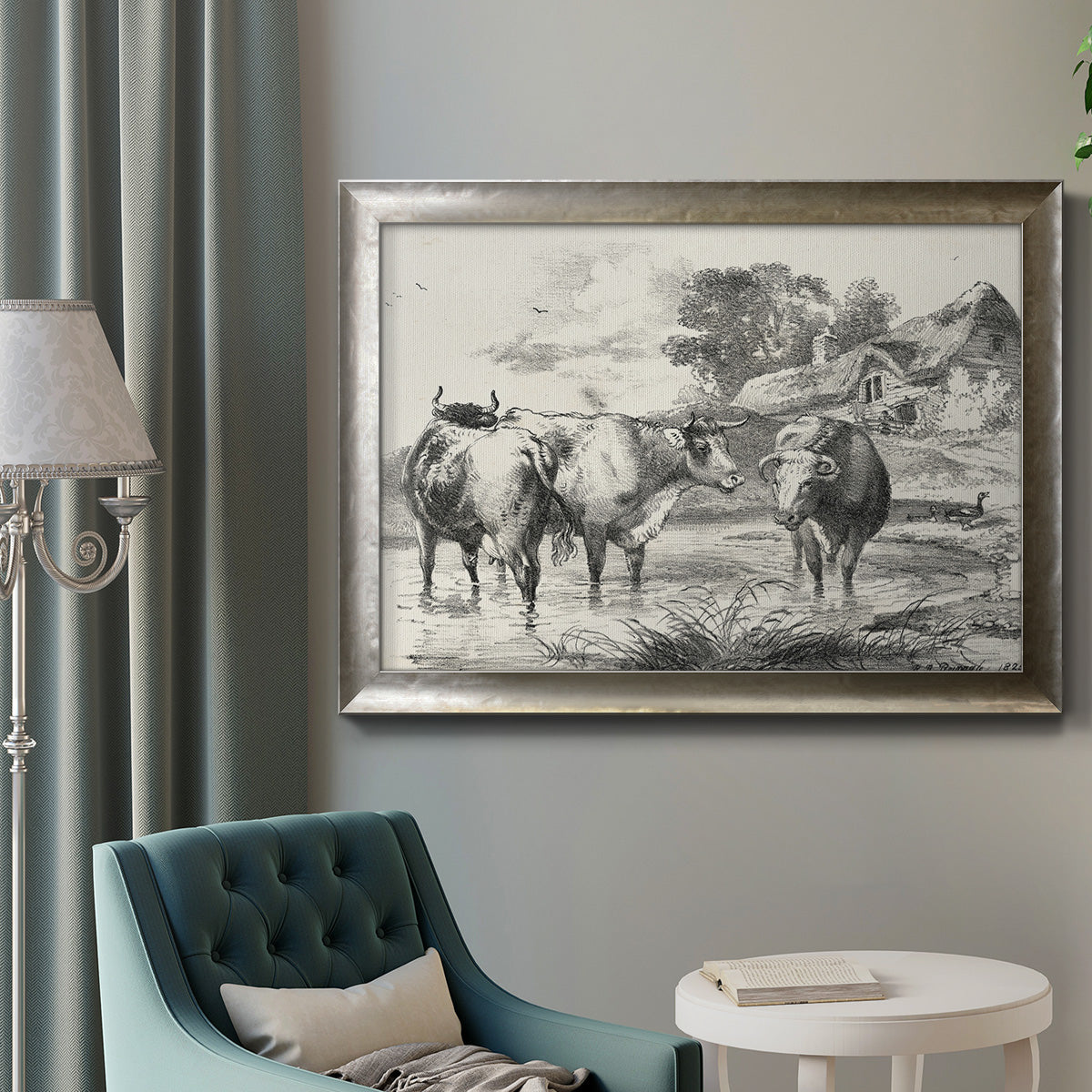 Rural Charms I Premium Framed Canvas- Ready to Hang