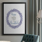 Hanukkah Wreath - Modern Framed Canvas Print