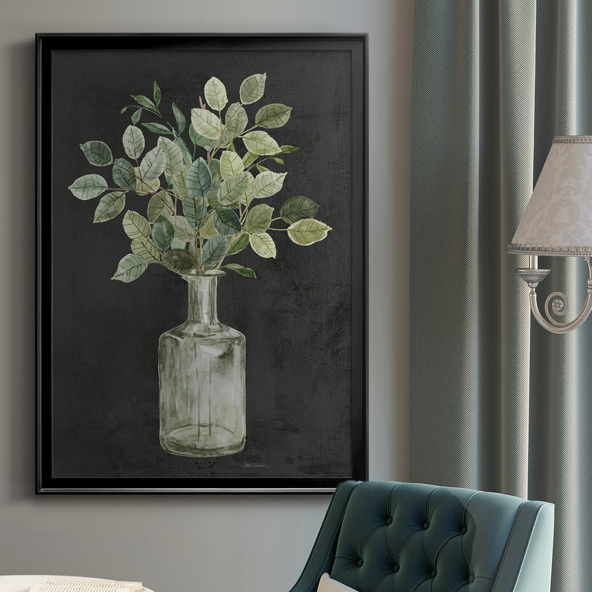 Artisanal Bouquet II - Modern Framed Canvas Print