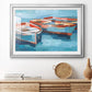 Primary Boats II - Modern Framed Art Print