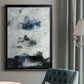 Black & Blue - Modern Framed Canvas Print