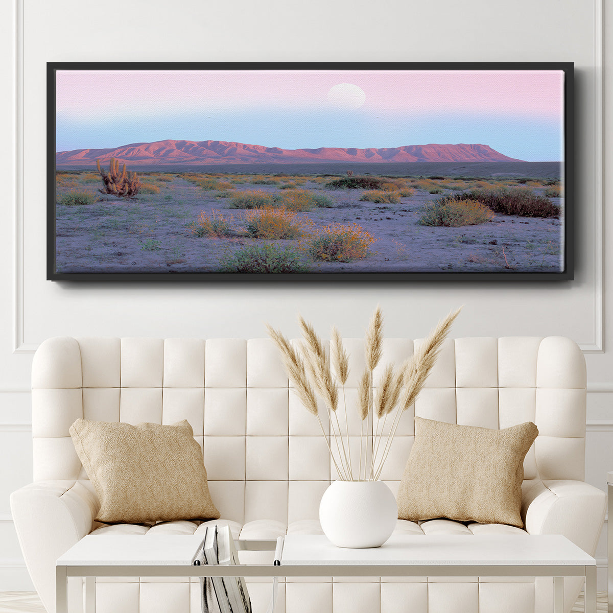 Vallenar Atacama Desert - Floater Framed Canvas Print