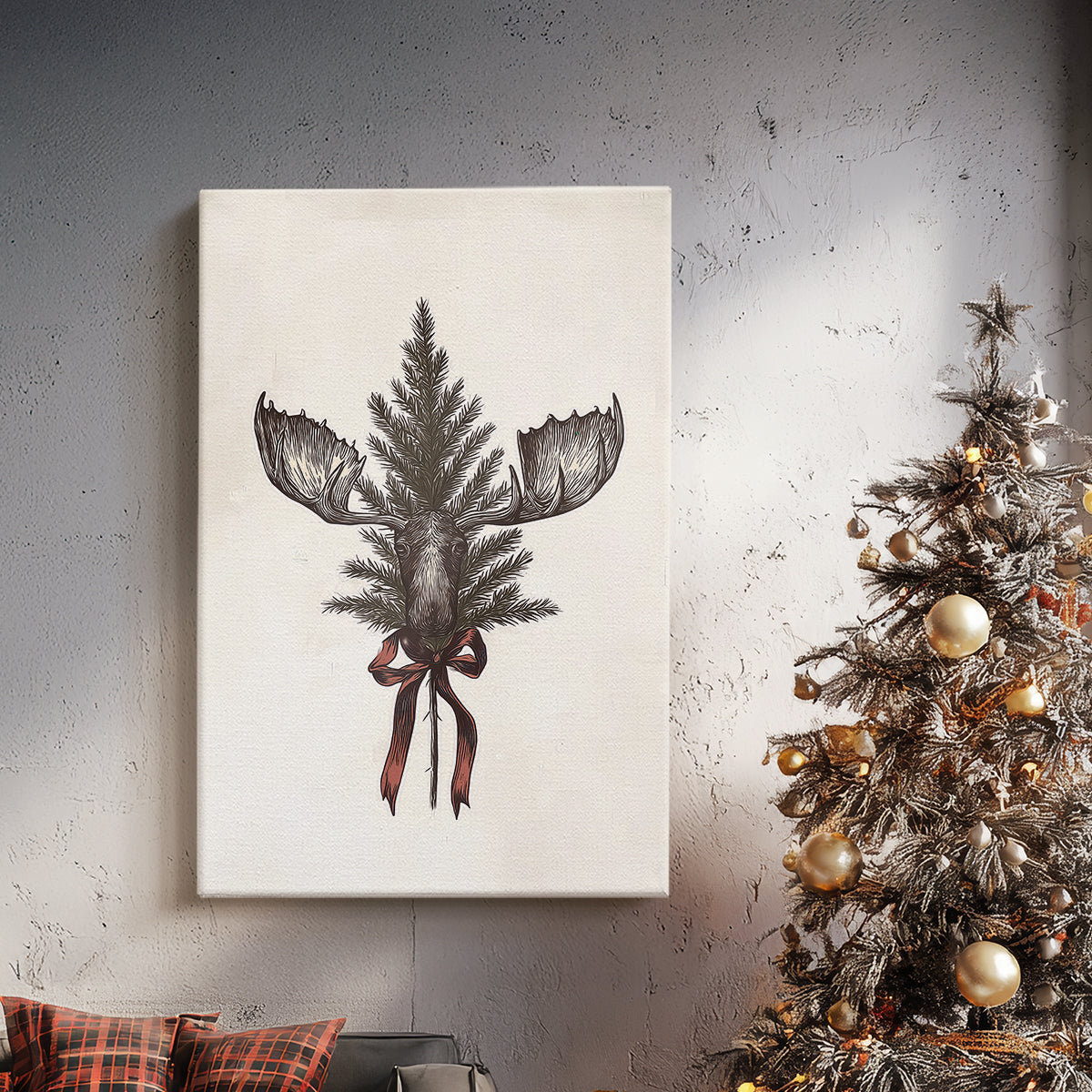 Eve of Snowwhite Candle - Canvas Art Print