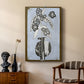 Graphic Flowers in Vase IV - Canvas Art Print