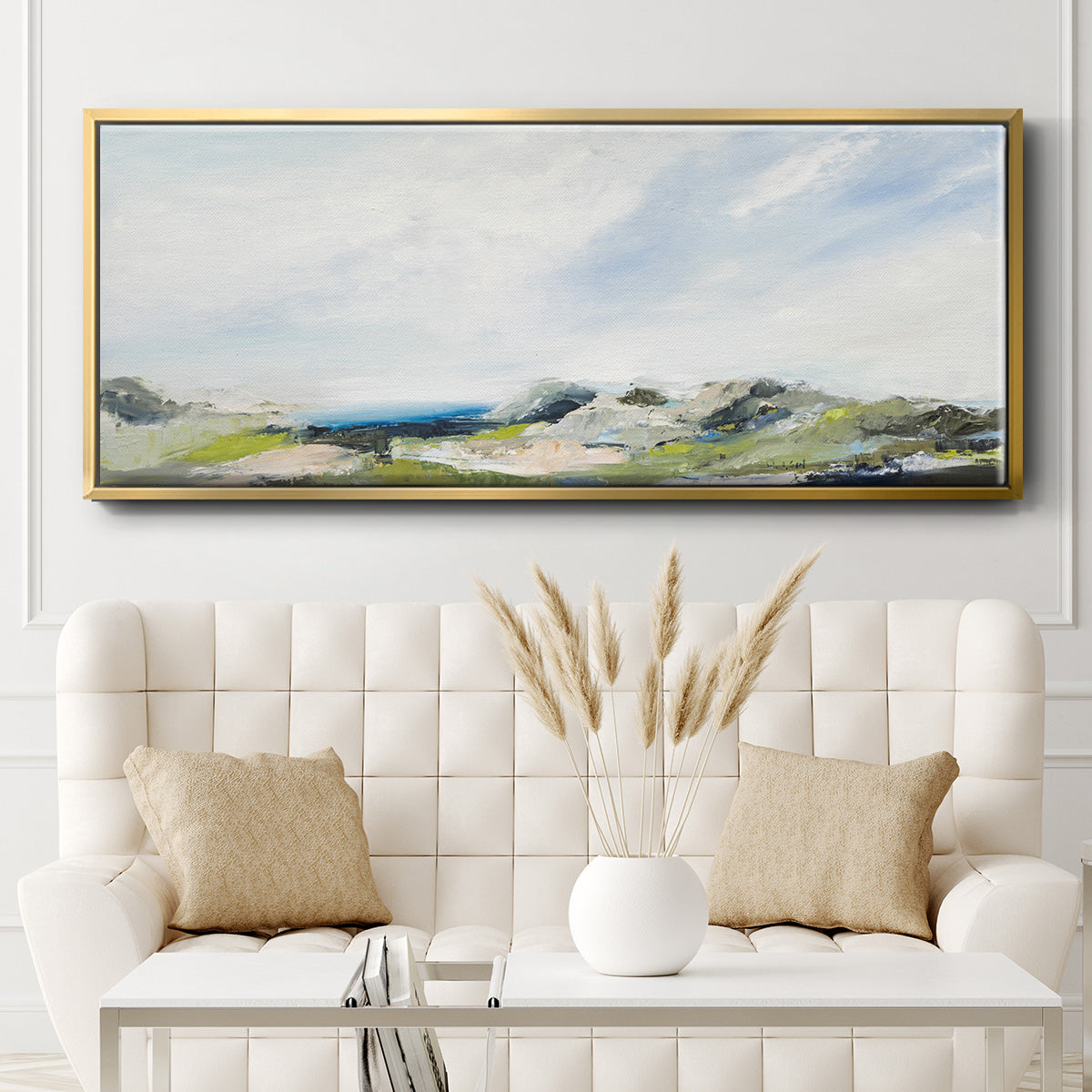 The Earth Sings - Floater Framed Canvas Print