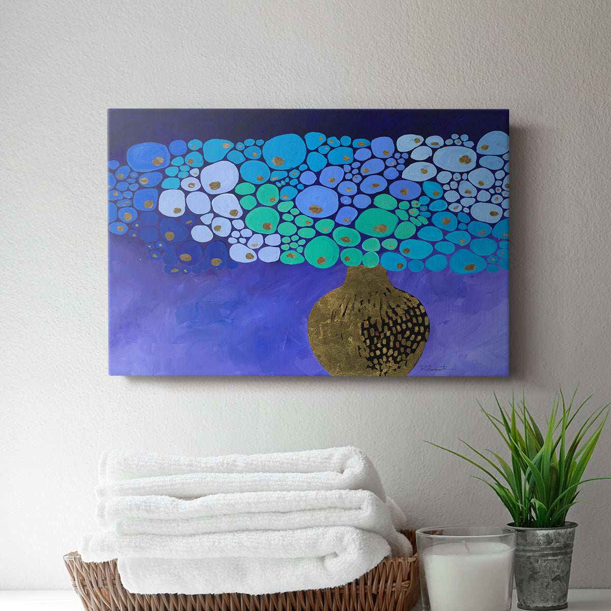 Blue Poppies II - Canvas Art Print