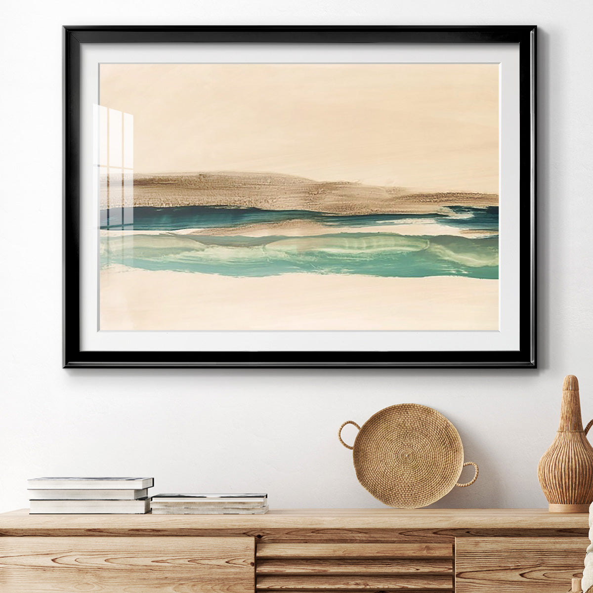 Layered Horizon I Premium Framed Print - Ready to Hang