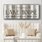 Simple at the Lake House - Floater Framed Canvas Print