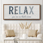 Relax - Floater Framed Canvas Print
