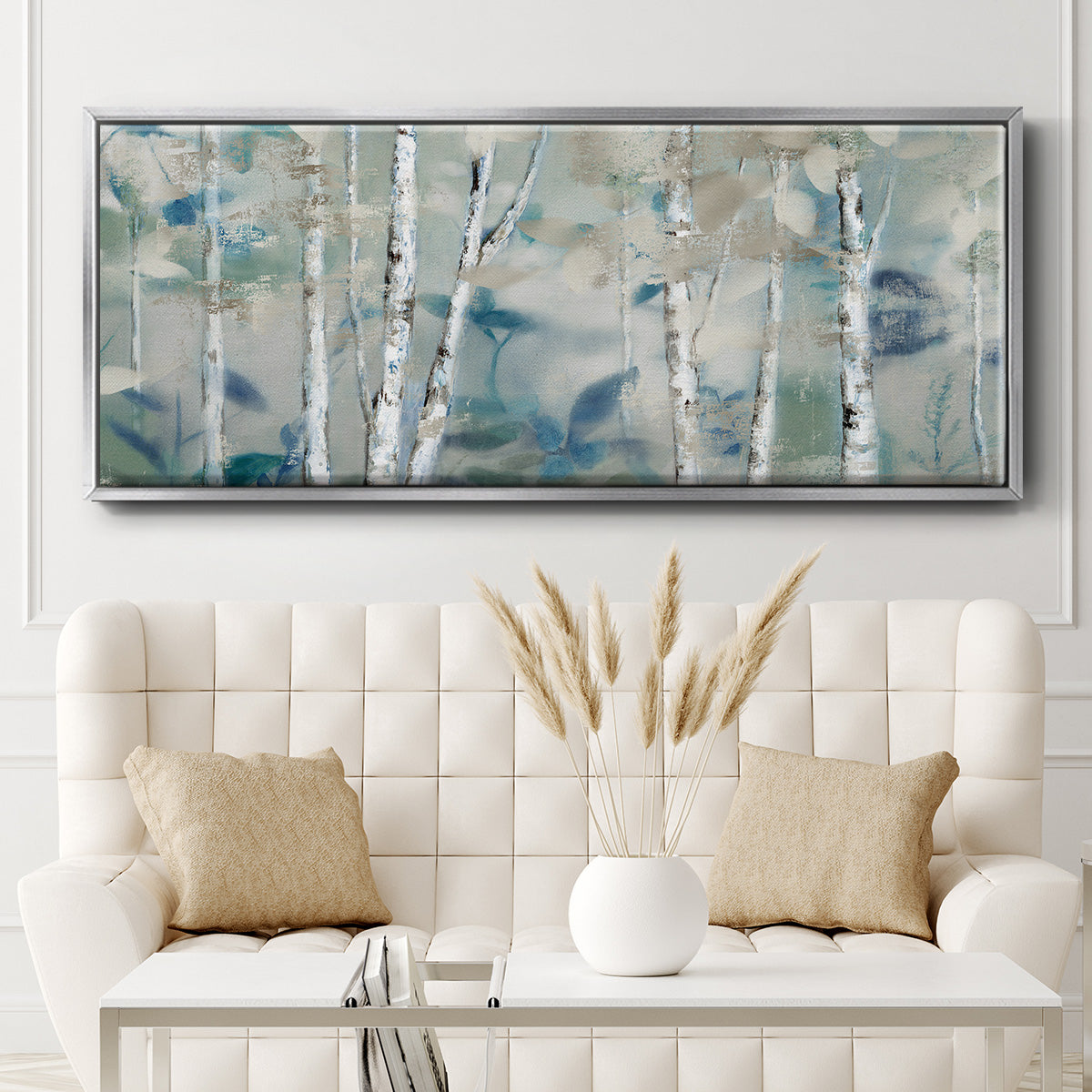 Zen Forest I - Floater Framed Canvas Print