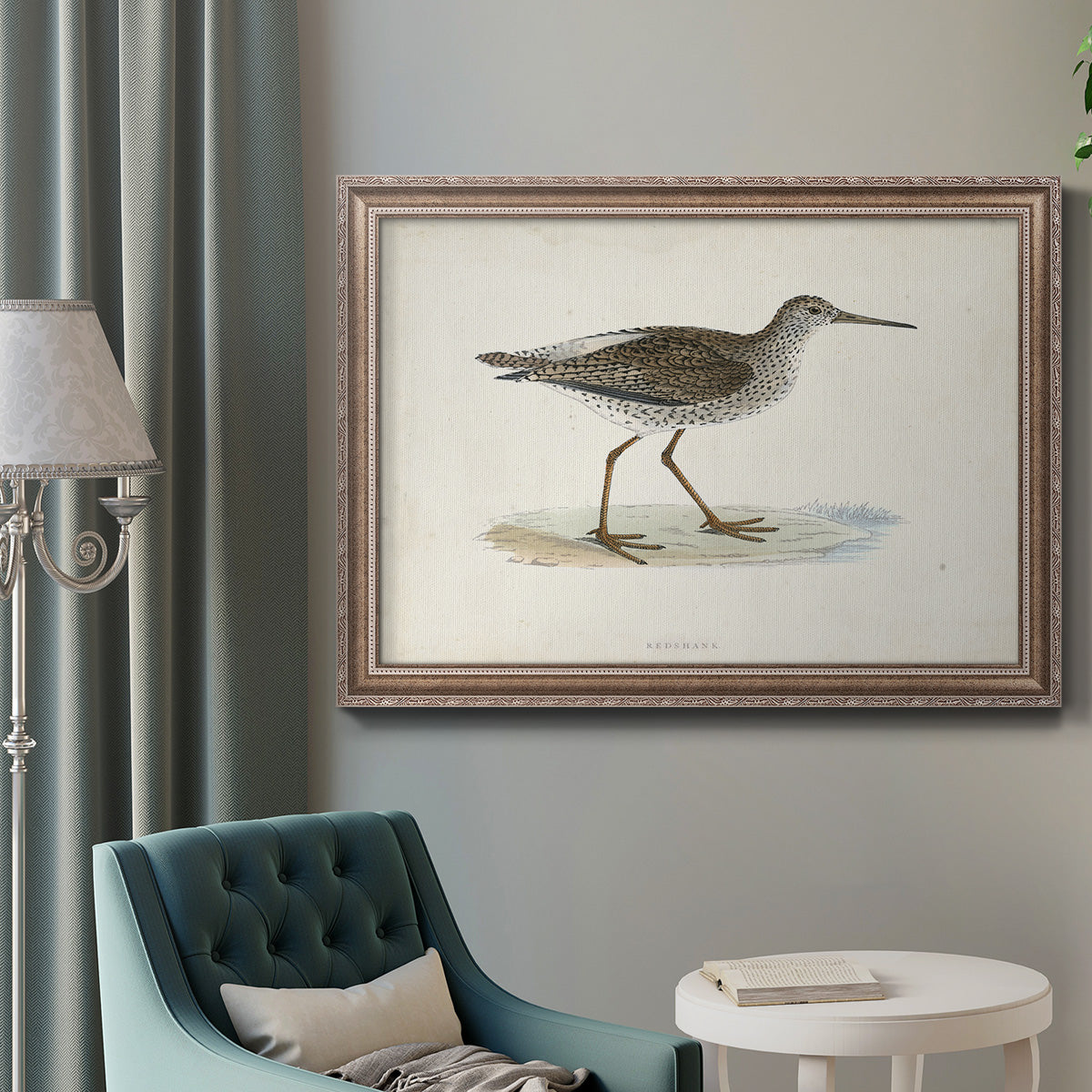 Morris Sandpipers V Premium Framed Canvas- Ready to Hang