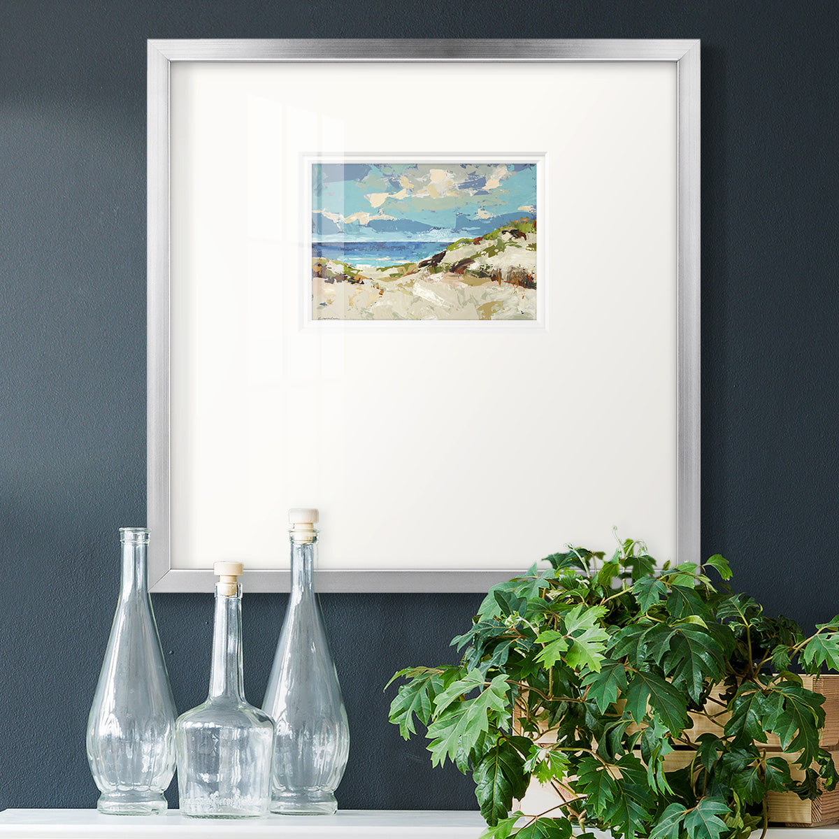 Dunes I Premium Framed Print Double Matboard