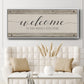 Happily Home - Floater Framed Canvas Print