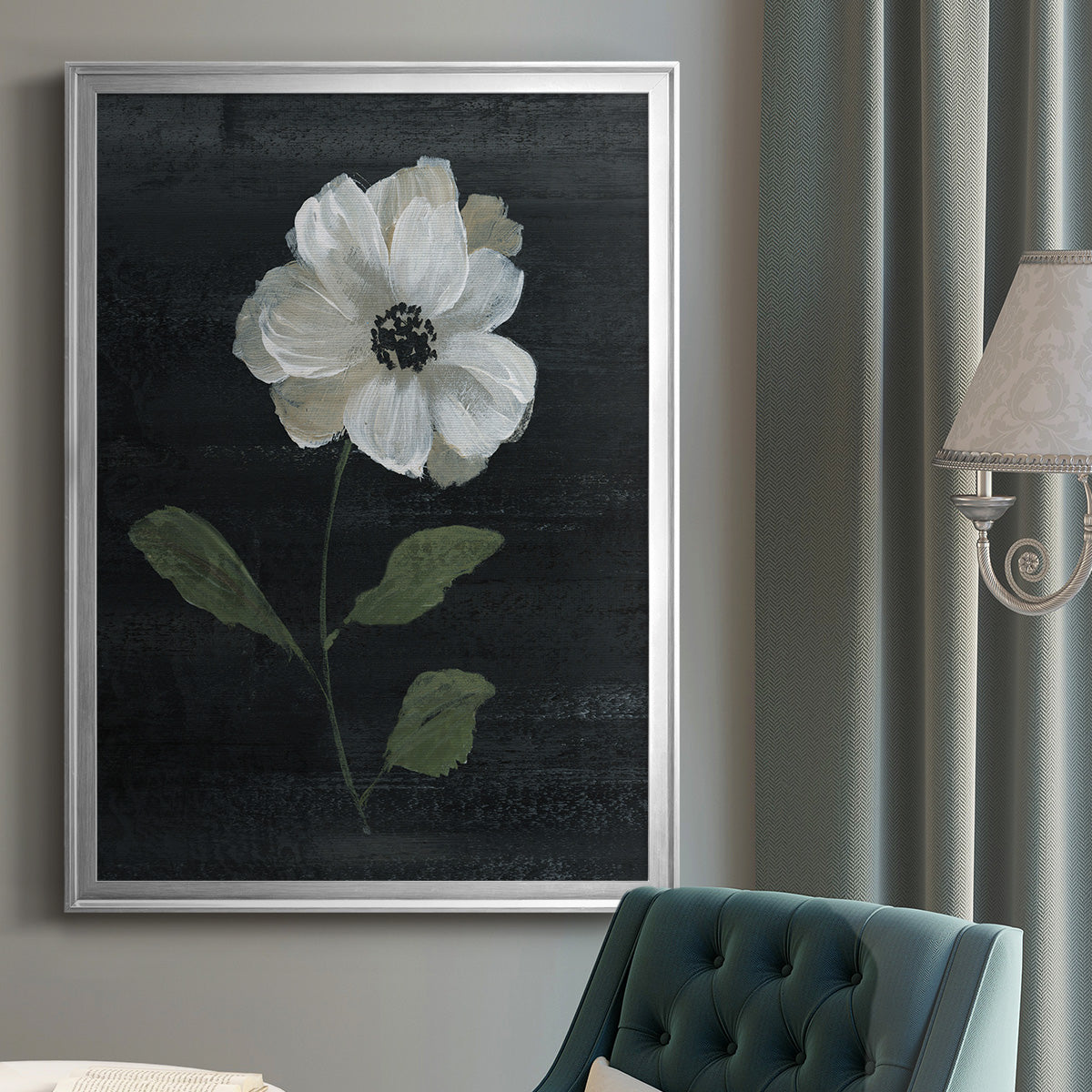 Country Botanical I - Modern Framed Canvas Print