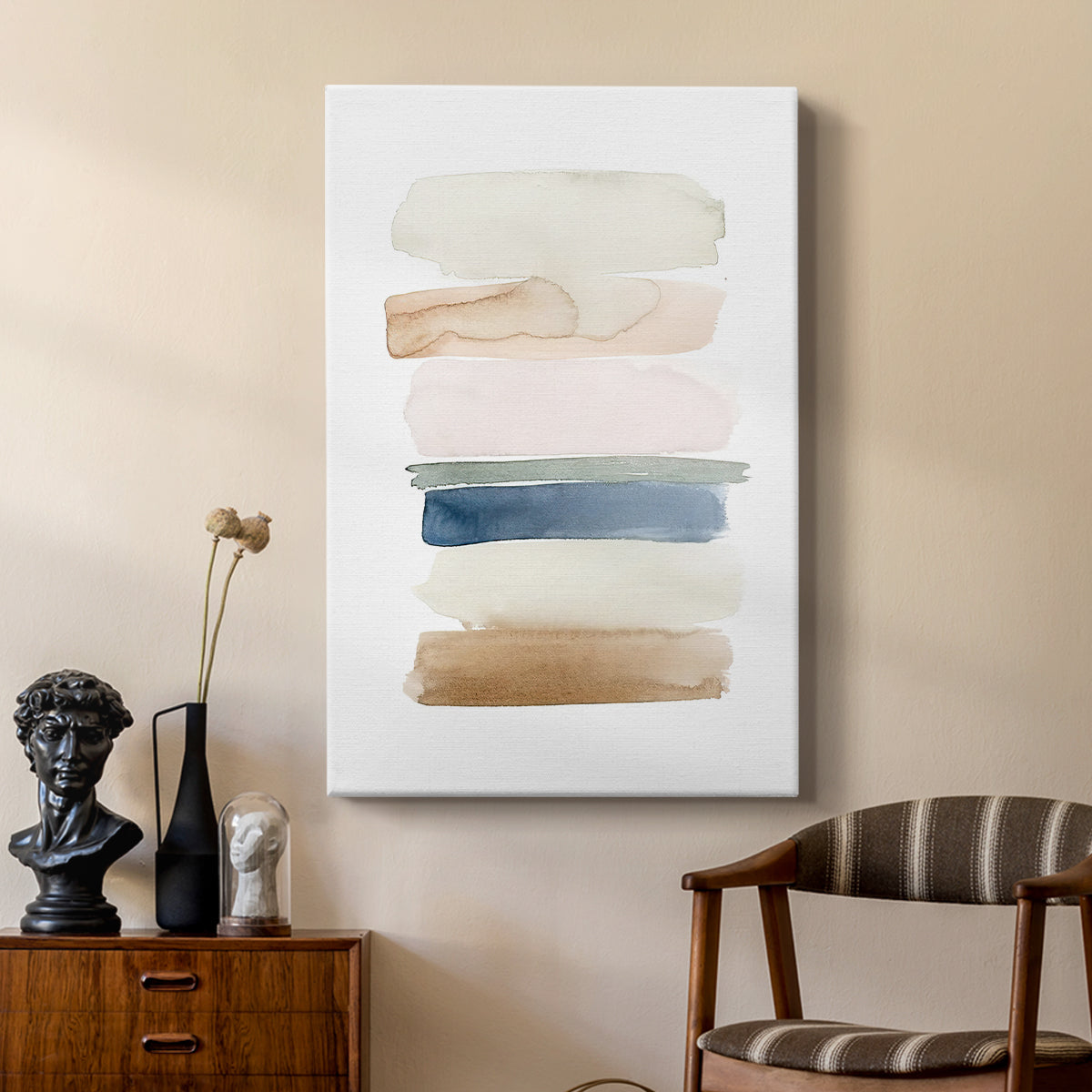 Faint Swatches I - Canvas Art Print